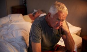 elder man with insomnia